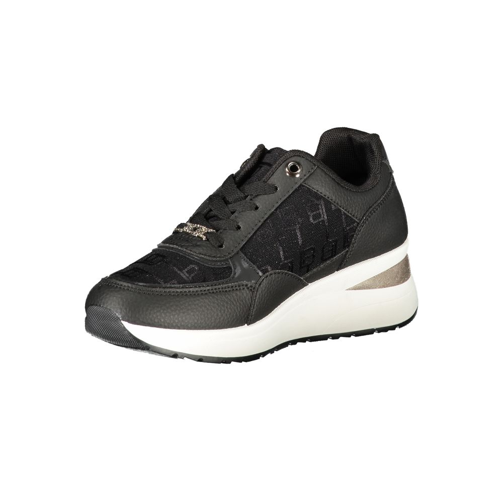 Laura Biagiotti Black Polyurethane Women Sneaker - Zeiniez