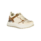 Laura Biagiotti Beige Polyurethane Women Sneaker