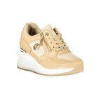 Laura Biagiotti Beige Polyester Women Sneaker - Zeiniez