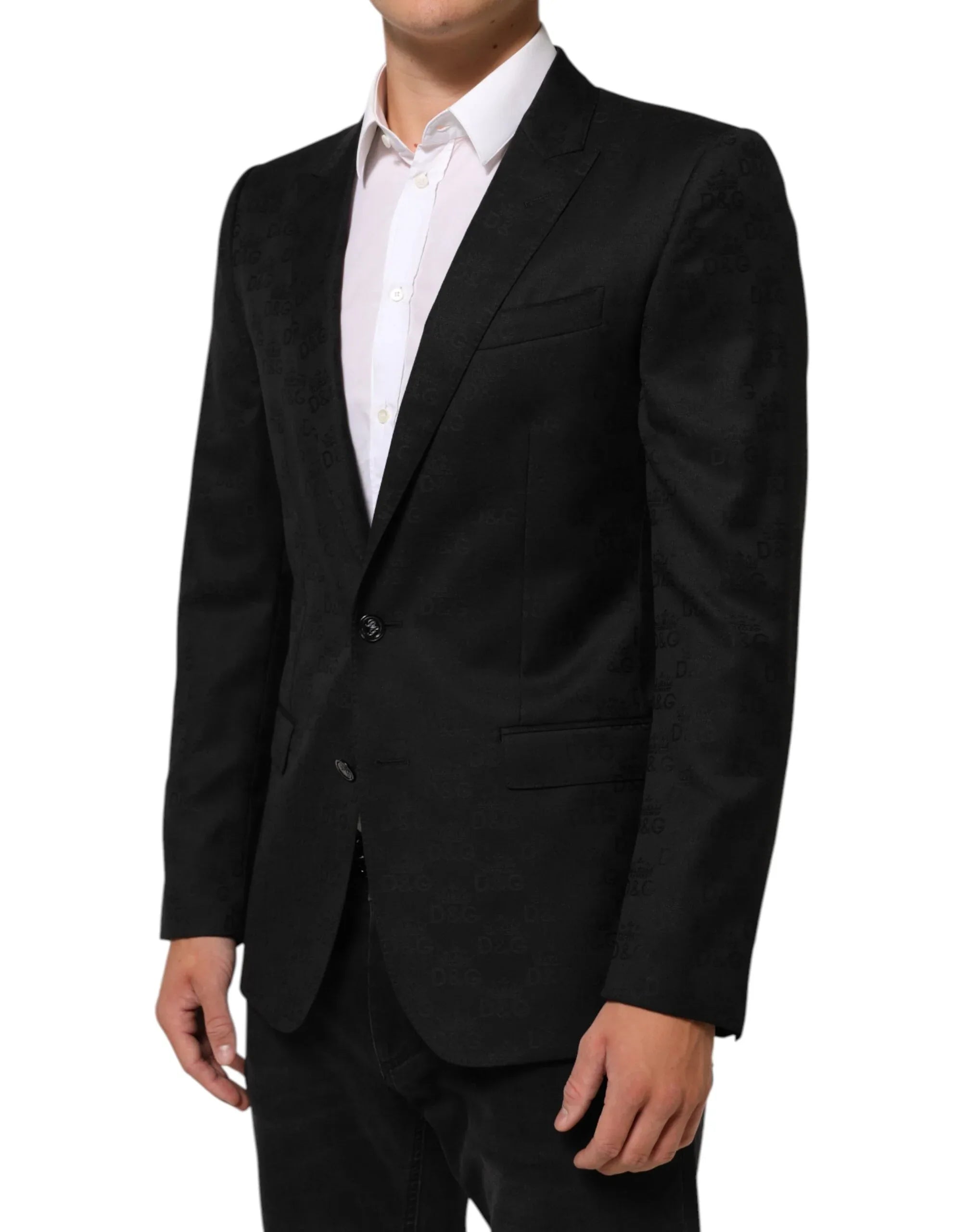 Dolce & Gabbana Black MARTINI 2 Buttons Suit Jacket Blazer - Zeiniez