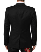 Dolce & Gabbana Black MARTINI 2 Buttons Suit Jacket Blazer - Zeiniez
