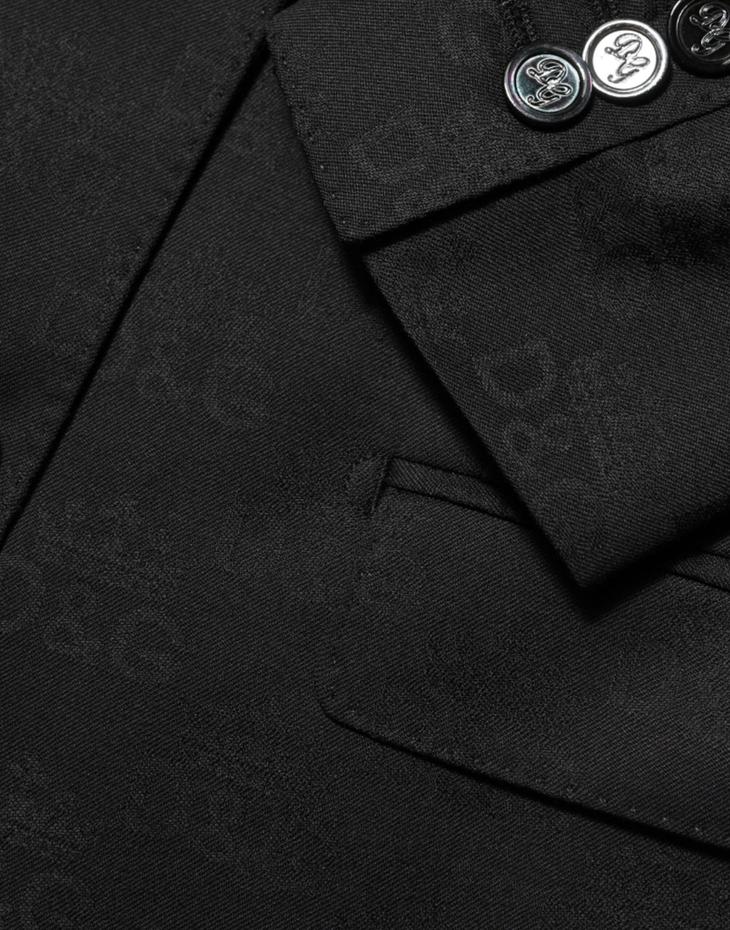 Dolce & Gabbana Black MARTINI 2 Buttons Suit Jacket Blazer