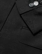 Dolce & Gabbana Black MARTINI 2 Buttons Suit Jacket Blazer