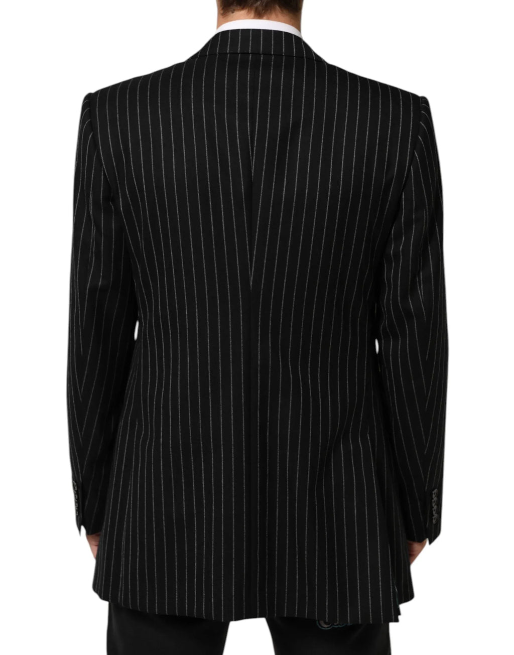 Dolce & Gabbana Black Stripes 2 Buttons Suit Jacket Blazer - Zeiniez