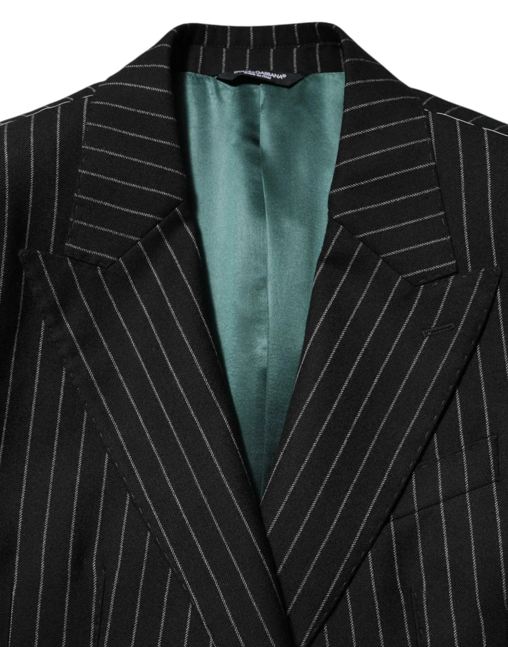 Dolce & Gabbana Black Stripes 2 Buttons Suit Jacket Blazer - Zeiniez