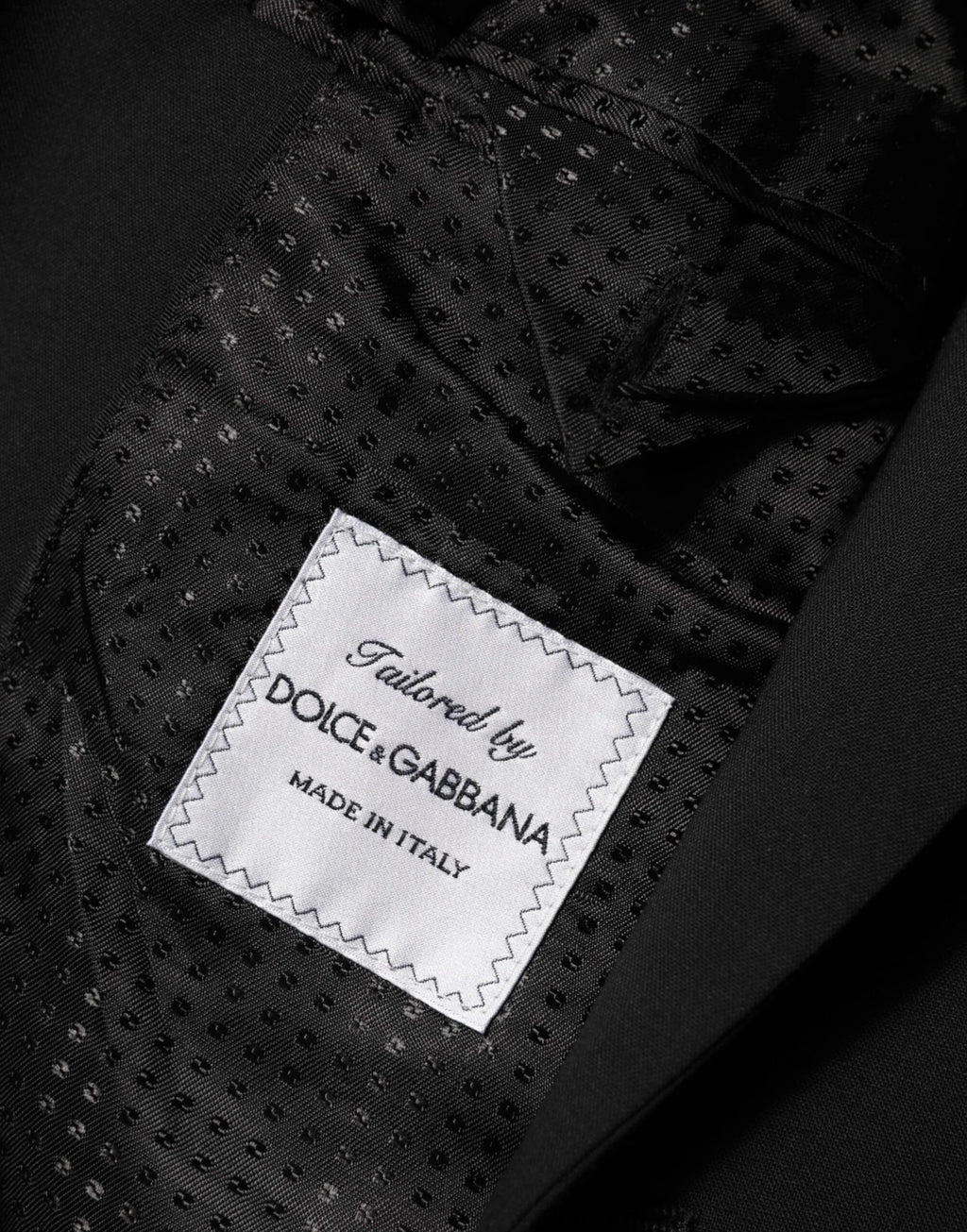 Dolce & Gabbana Black Wool 2 Buttons Suit Men Jacket Blazer - Zeiniez