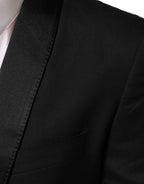 Dolce & Gabbana Black MARTINI 1 Button Suit Jacket Blazer - Zeiniez