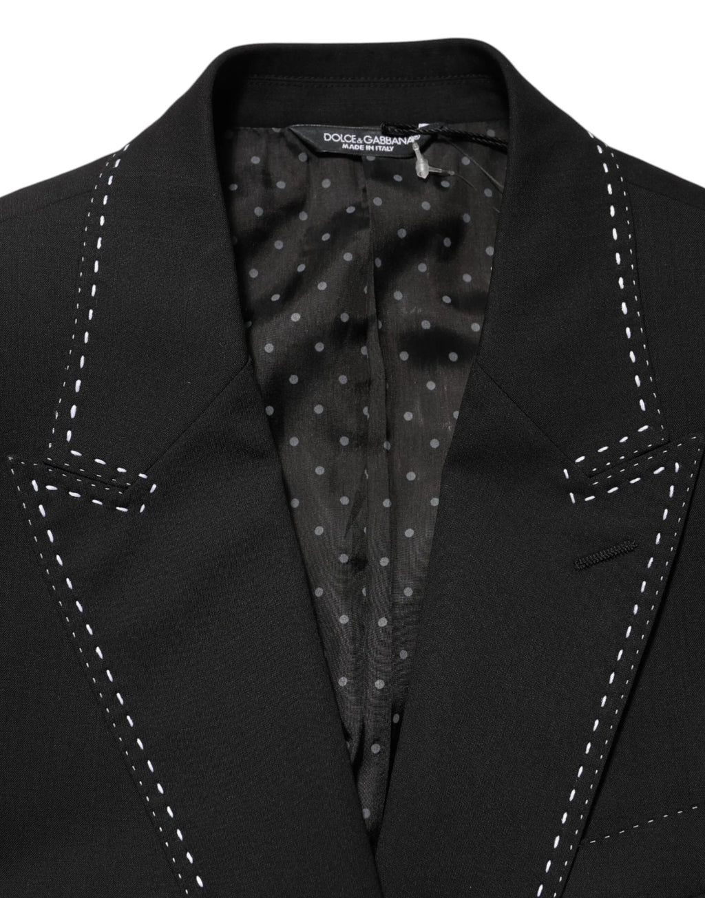 Dolce & Gabbana Black SICILIA 2 Buttons Suit Jacket Blazer - Zeiniez
