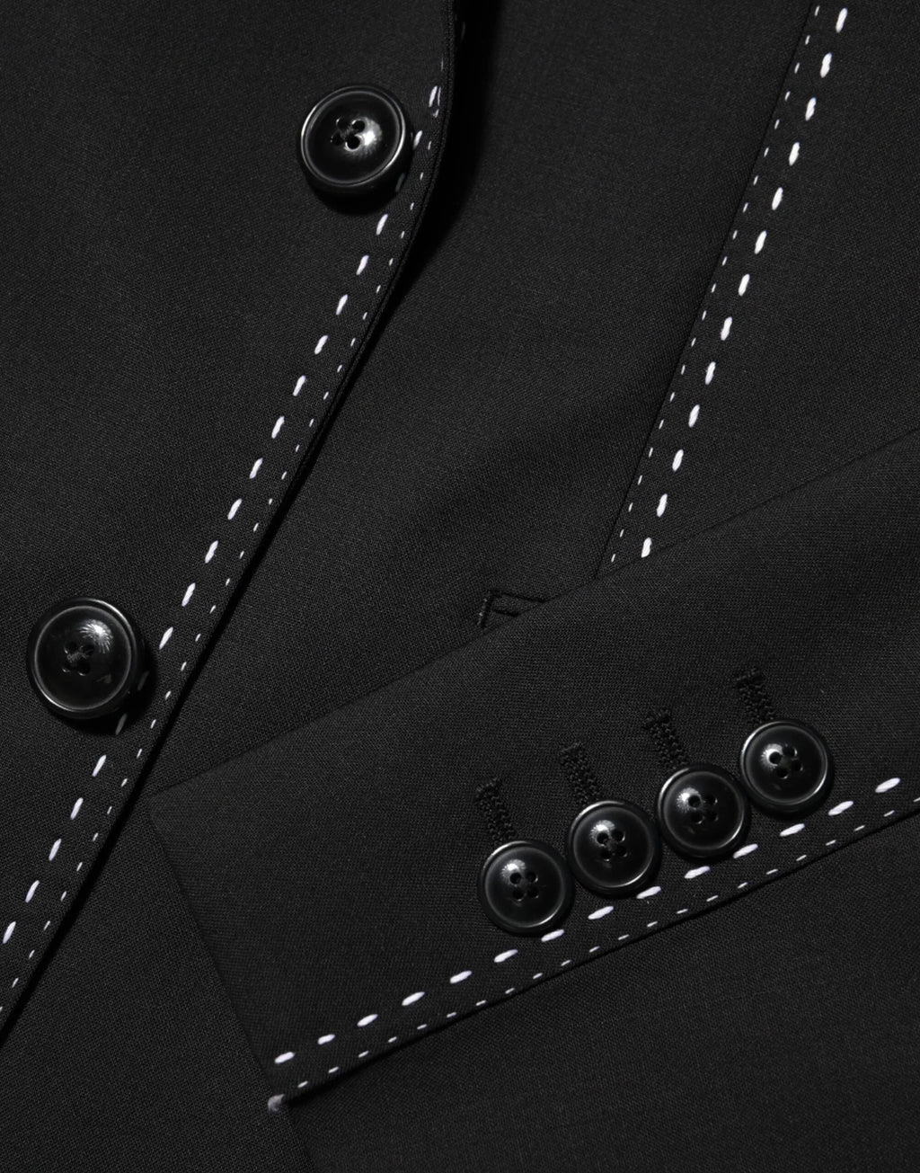 Dolce & Gabbana Black SICILIA 2 Buttons Suit Jacket Blazer - Zeiniez