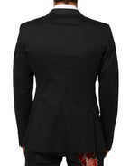 Dolce & Gabbana Black Cotton 2 Buttons Suit Jacket Blazer - Zeiniez