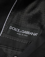 Dolce & Gabbana Black Cotton 2 Buttons Suit Jacket Blazer - Zeiniez