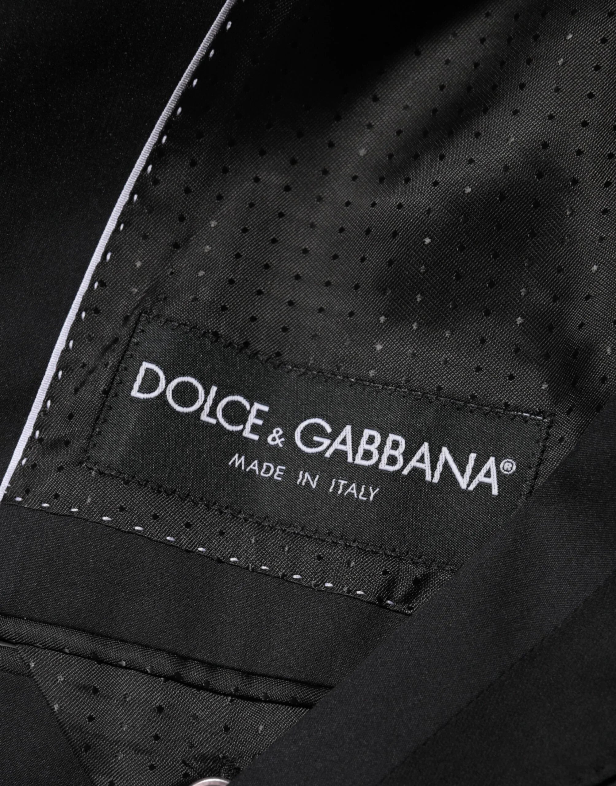 Dolce & Gabbana Black Cotton 2 Buttons Suit Jacket Blazer - Zeiniez