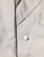 Dolce & Gabbana Beige MARTINI Double-Breasted Suit Blazer - Zeiniez