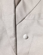 Dolce & Gabbana Beige MARTINI Double-Breasted Suit Blazer