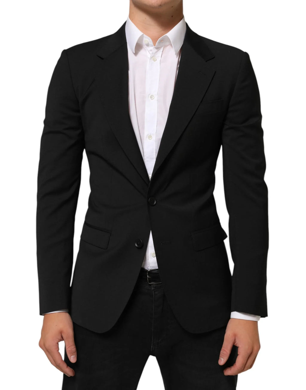 Dolce & Gabbana Black STAFF 2 Buttons Suit Jacket Blazer - Zeiniez