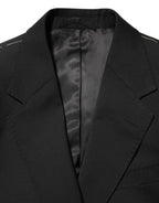 Dolce & Gabbana Black STAFF 2 Buttons Suit Jacket Blazer - Zeiniez