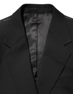 Dolce & Gabbana Black STAFF 2 Buttons Suit Jacket Blazer