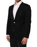 Dolce & Gabbana Black Viscose 2 Buttons Suit Jacket Blazer - Zeiniez