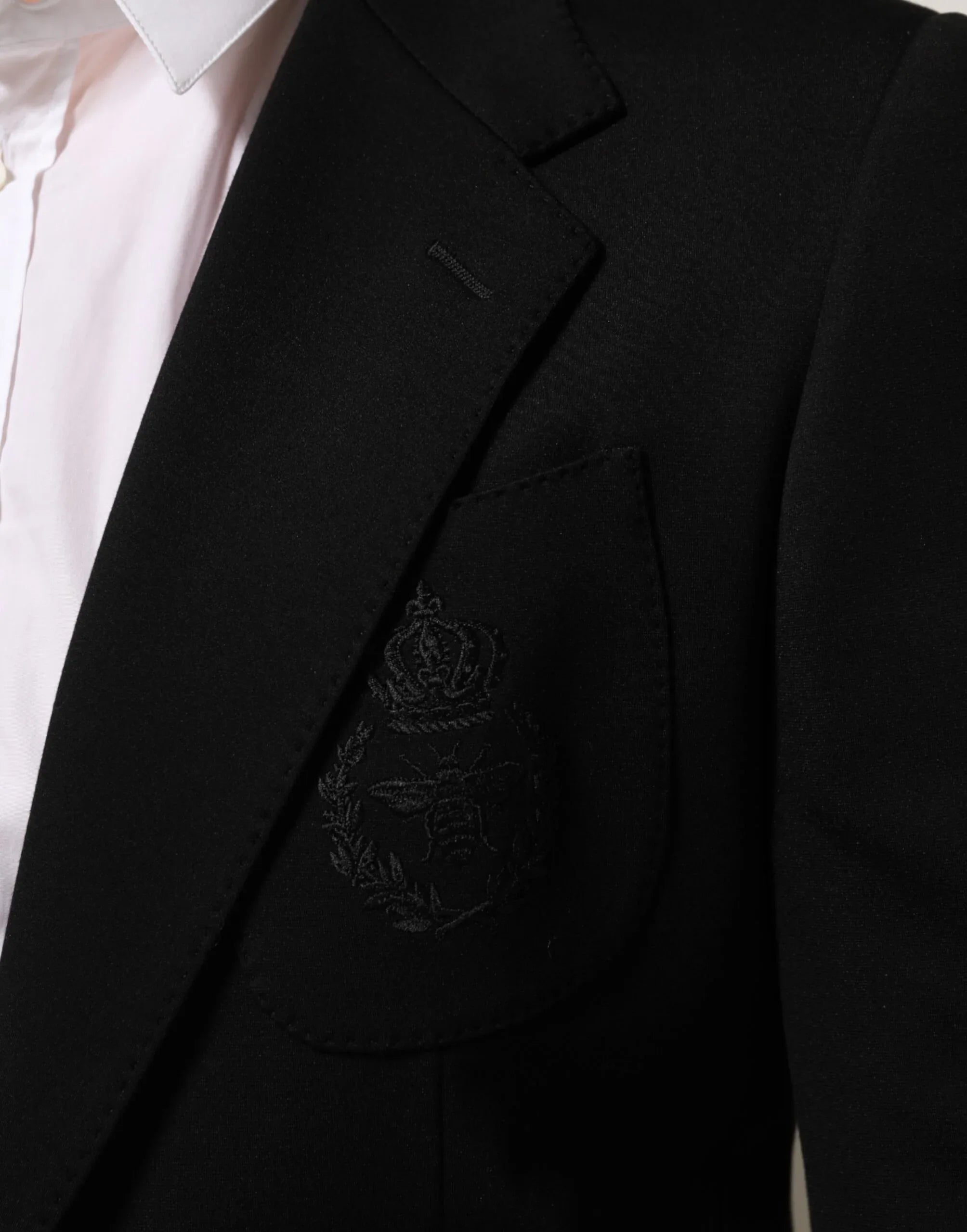 Dolce & Gabbana Black Viscose 2 Buttons Suit Jacket Blazer - Zeiniez