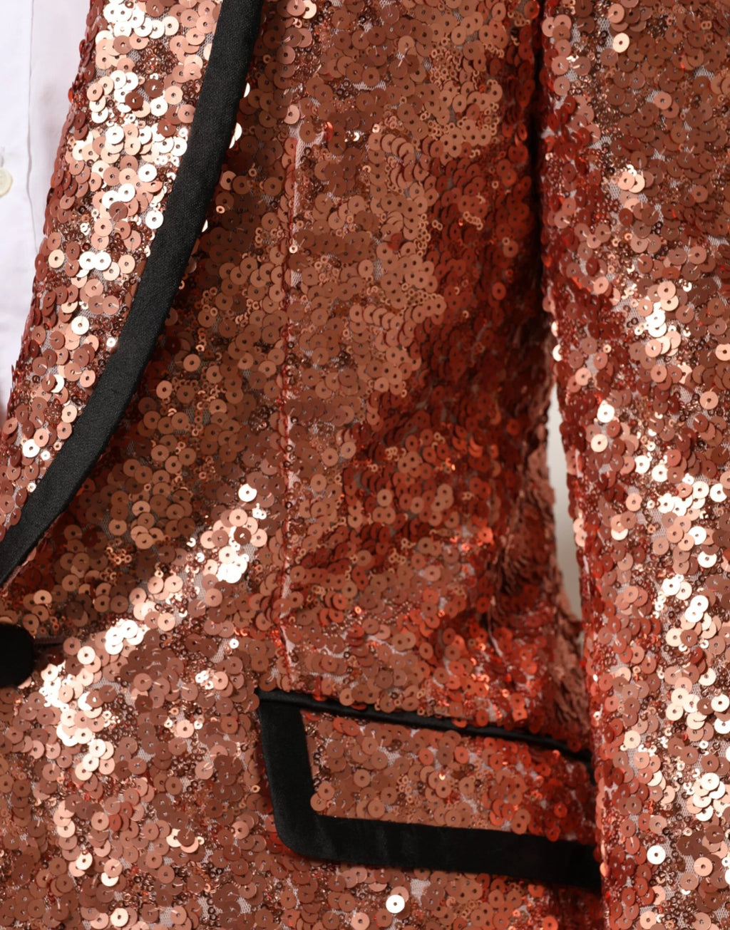 Dolce & Gabbana Pink Sequin SICILIA 1 Button Men Suit Blazer - Zeiniez