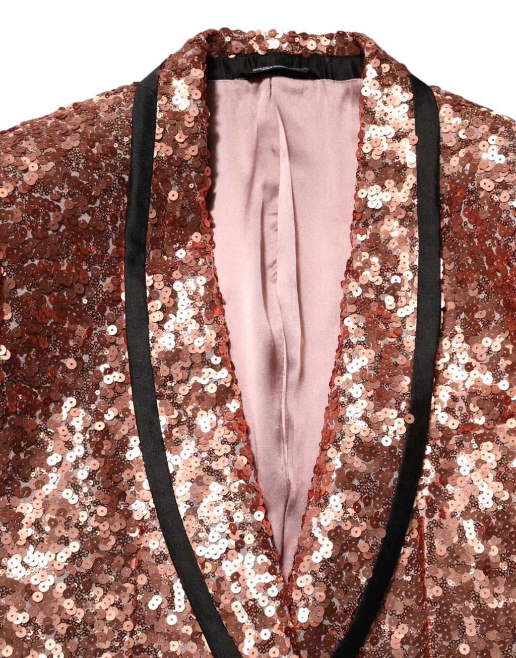 Dolce & Gabbana Pink Sequin SICILIA 1 Button Men Suit Blazer - Zeiniez