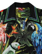 Dolce & Gabbana Multicolor Parrot Print Lounge Casual Shirt - Zeiniez