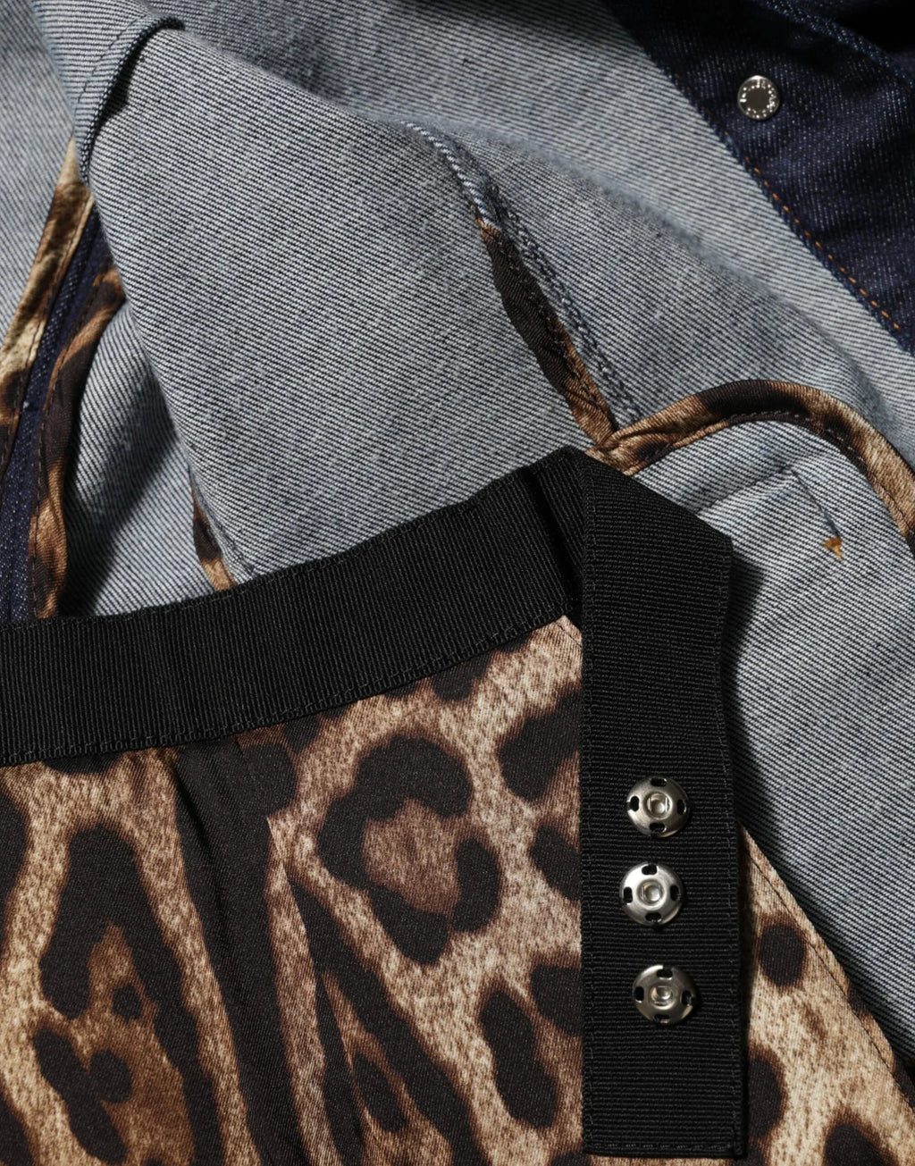 Dolce & Gabbana Dark Blue Cotton Collared Denim Coat Jacket - Zeiniez