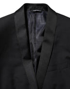 Dolce & Gabbana Black GOLD 1 Button Suit Jacket Men Blazer - Zeiniez