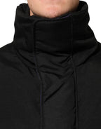Dolce & Gabbana Black Nylon Puffer Men Full Zip Jacket - Zeiniez