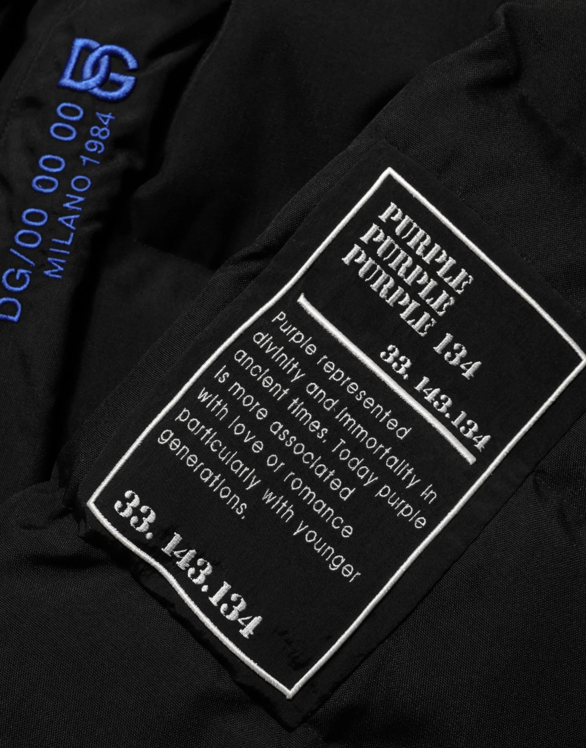 Dolce & Gabbana Black Nylon Puffer Men Full Zip Jacket - Zeiniez