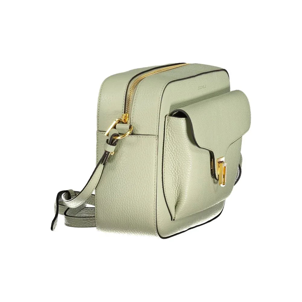 Coccinelle Verde Leather Women Shoulder Bag - Zeiniez