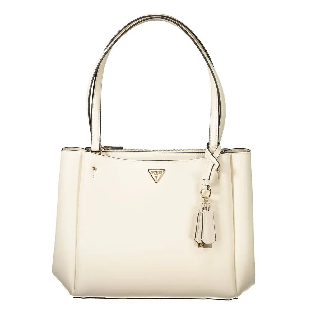 Guess Jeans Bianco Polyurethane Women Handbag - Zeiniez
