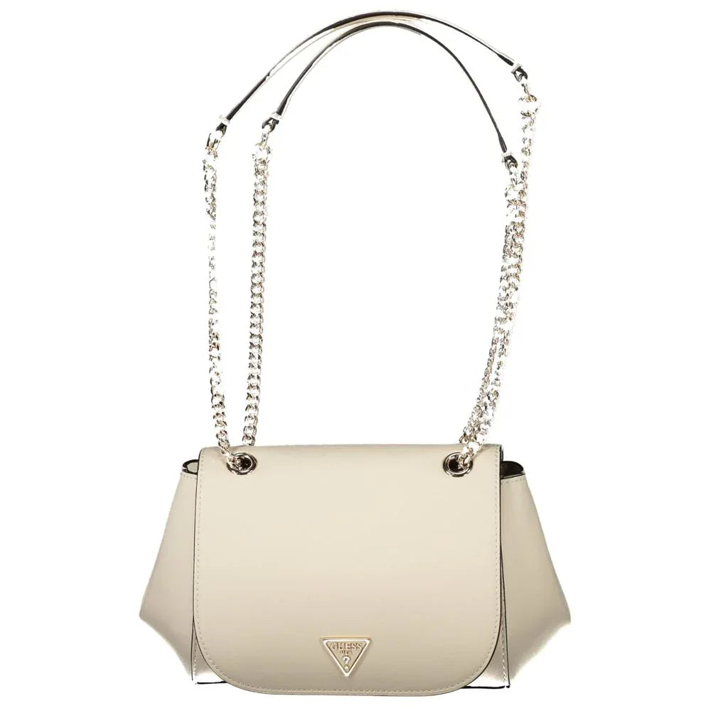 Guess Jeans Bianco Poliuretano Woman Handbag - Zeiniez