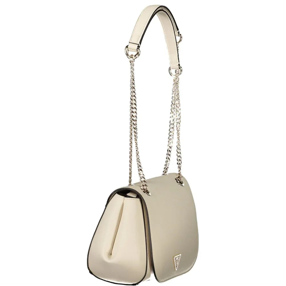 Guess Jeans Bianco Poliuretano Woman Handbag - Zeiniez