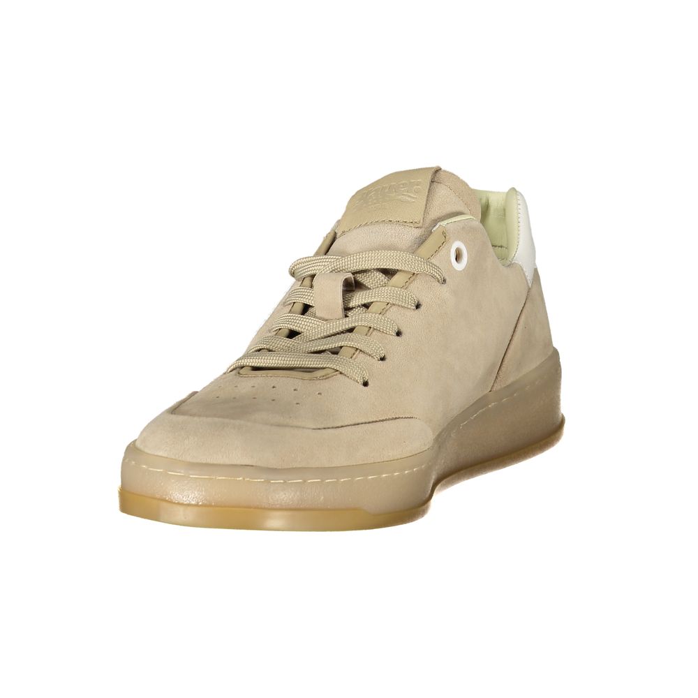 Blauer Beige Leather Men Sneaker - Zeiniez