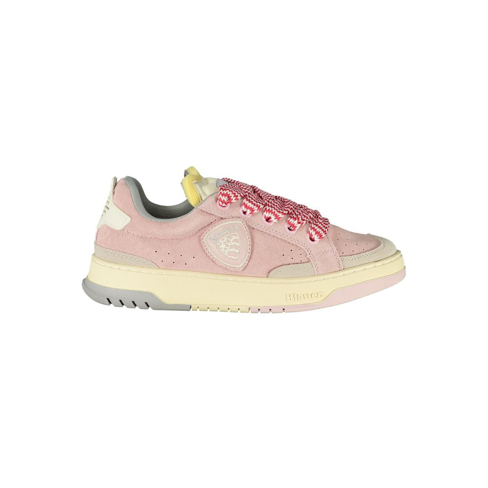 Blauer Rosa Poliuretano Women Sneaker - Zeiniez