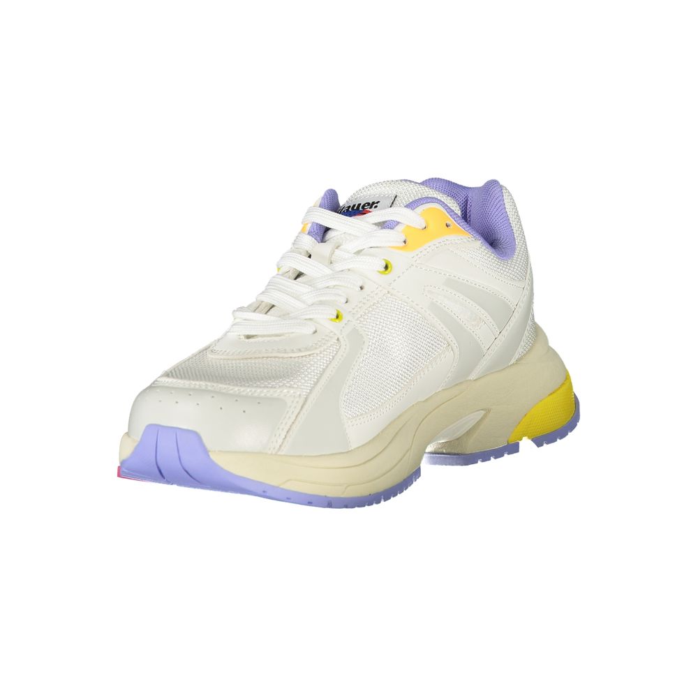 Blauer Bianco Polyurethane Women Sneaker - Zeiniez