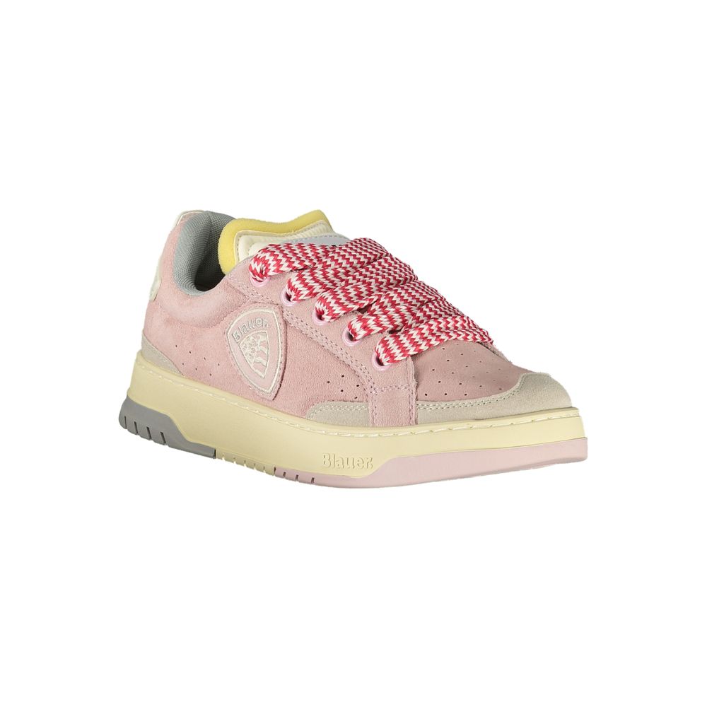 Blauer Rosa Poliuretano Women Sneaker - Zeiniez