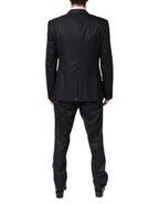Dolce & Gabbana Black MARTINI 2 Buttons Suit 3 Piece Suit - Zeiniez