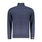 Pepe Jeans Blue Cotton Men Sweater Turtleneck - Zeiniez