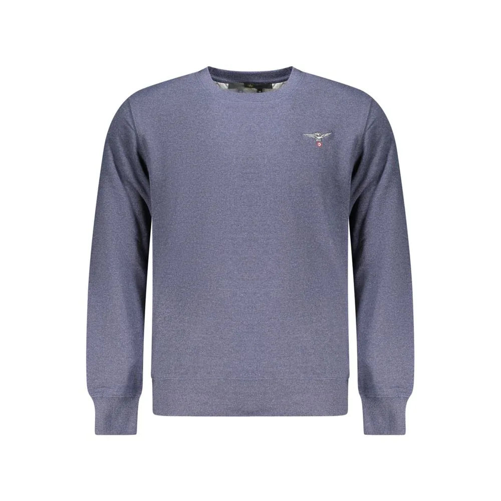 Accademia Militare Blue Recycled Cotton Men Sweatshirt - Zeiniez