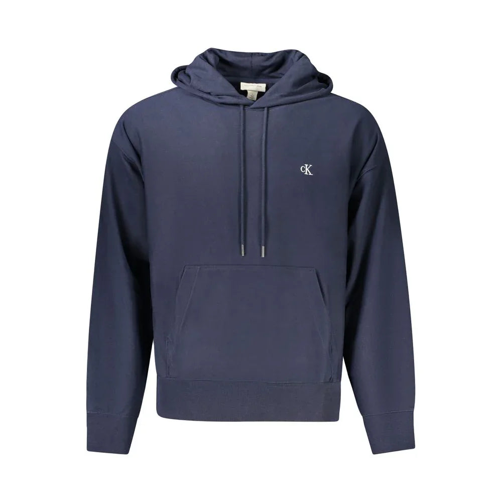 Calvin Klein Blue Cotton Men's Hoodie - Zeiniez