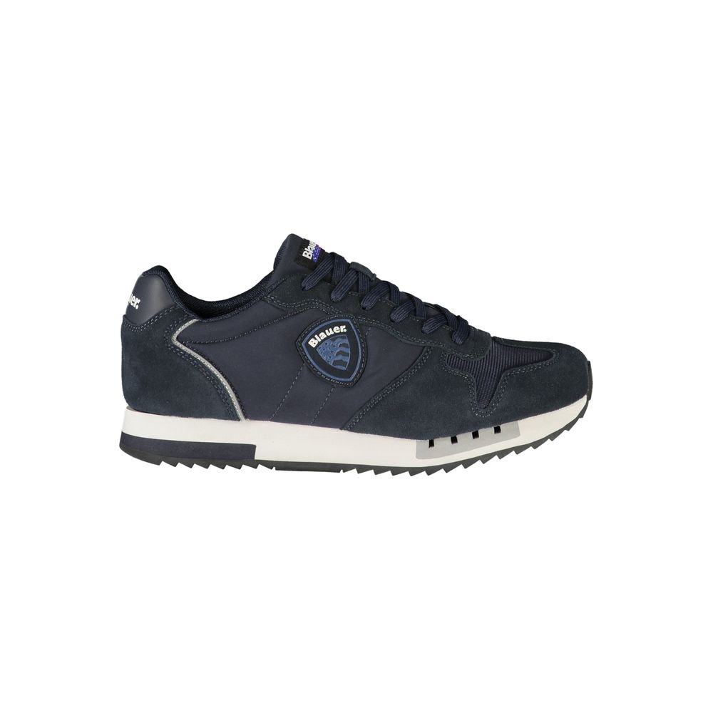 Blauer Blue Polyurethane Men Sneaker - Zeiniez