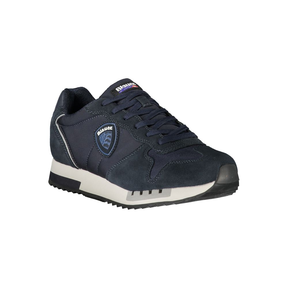 Blauer Blue Polyurethane Men Sneaker - Zeiniez