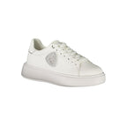 Blauer White Leather Women Sneaker - Zeiniez