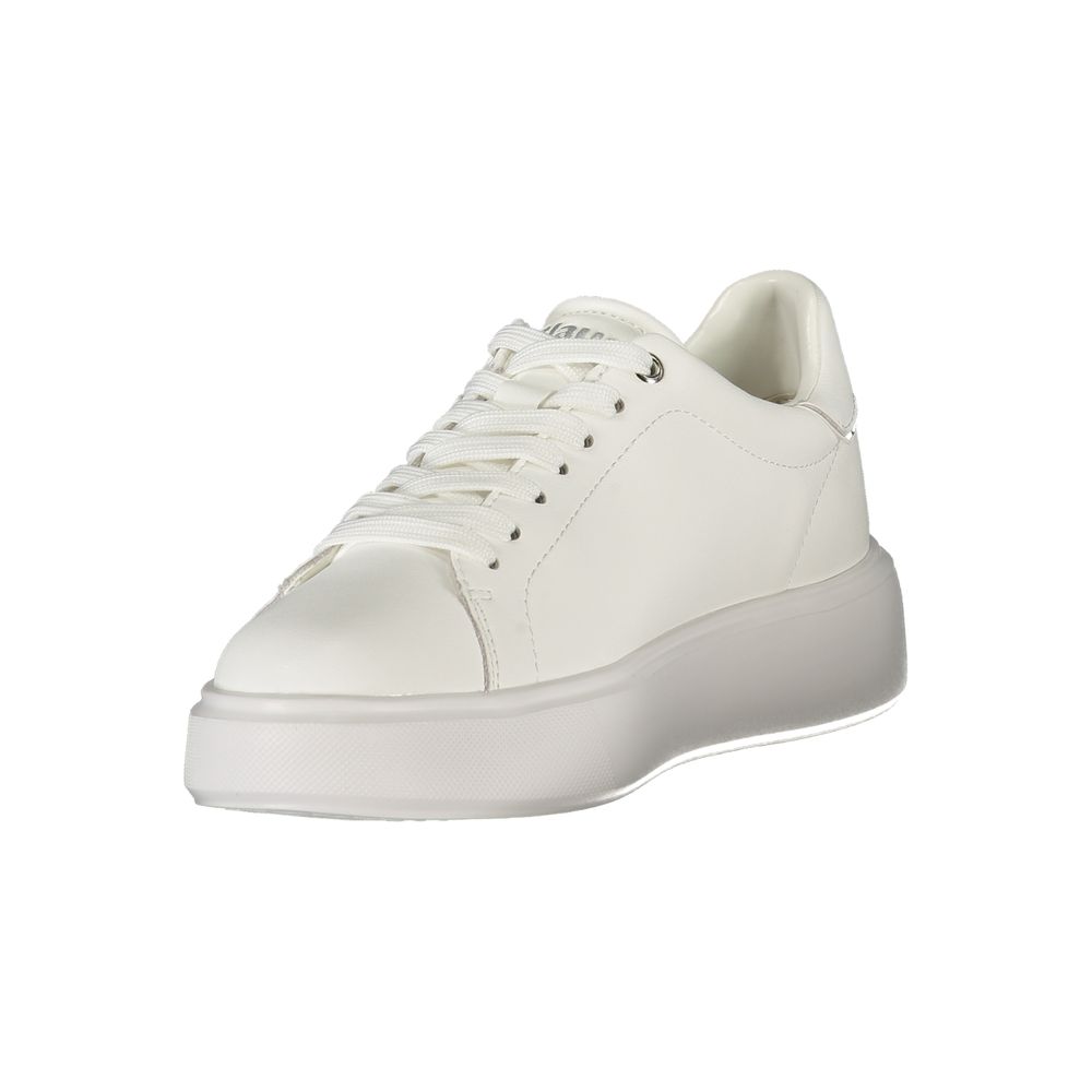 Blauer White Leather Women Sneaker - Zeiniez