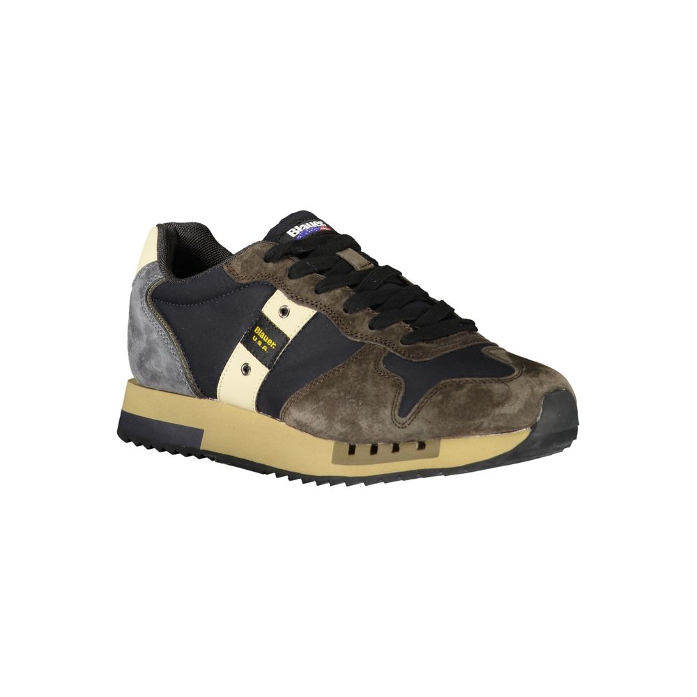 Blauer Blue Polyurethane Men Sneaker - Zeiniez