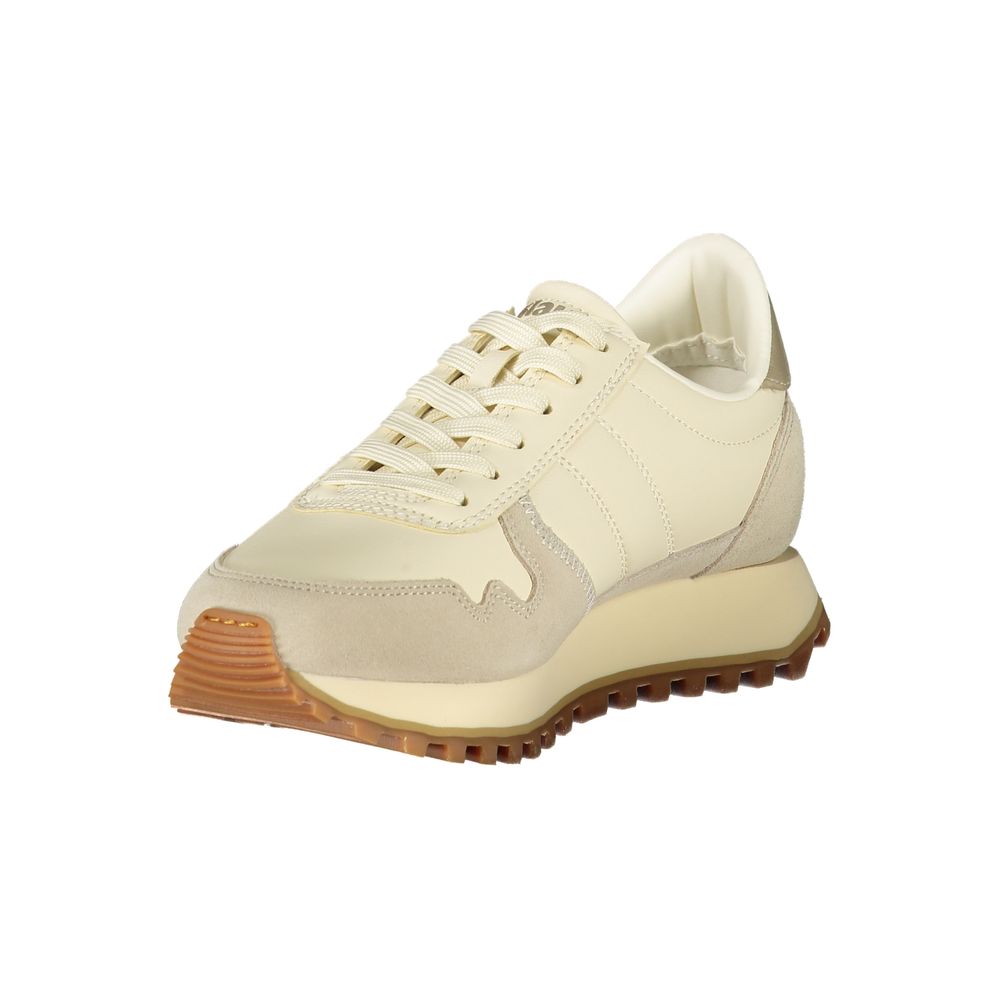 Blauer Beige Leather Women Sneaker - Zeiniez