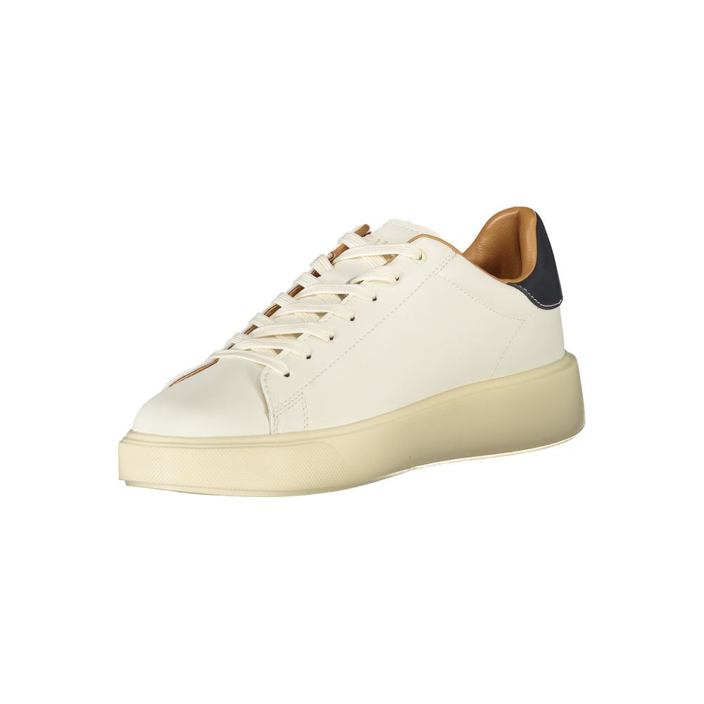 Blauer White Polyester Men Sneaker - Zeiniez
