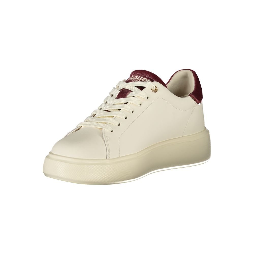Blauer Bianco Polyurethane Women Sneaker - Zeiniez